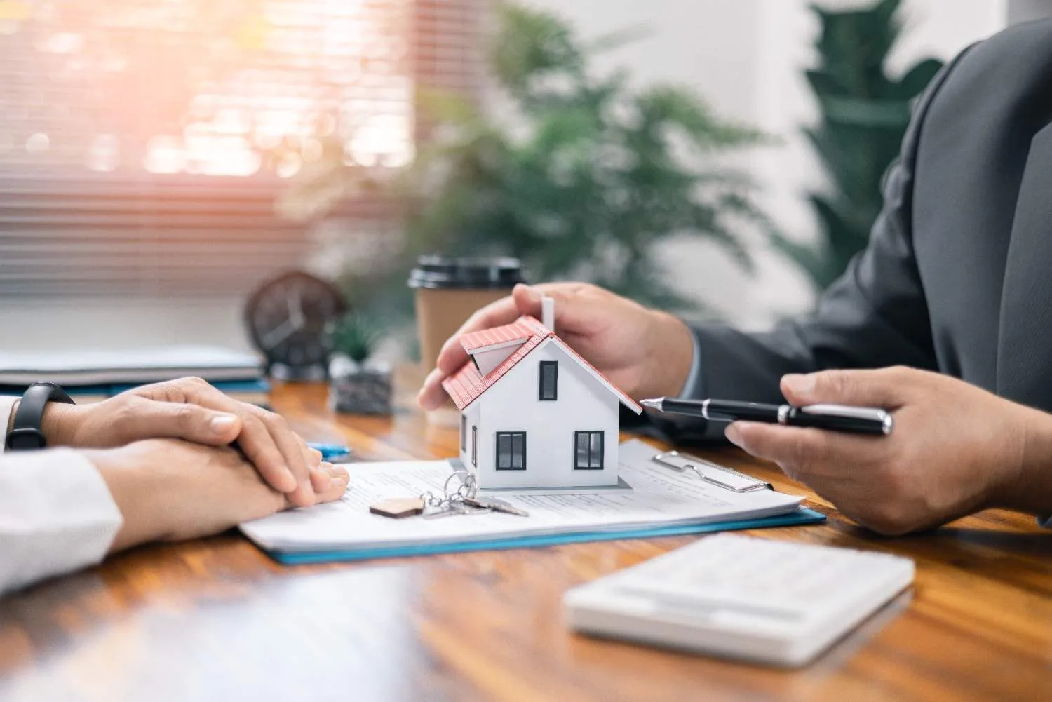 Reviewing a home insurance plan together