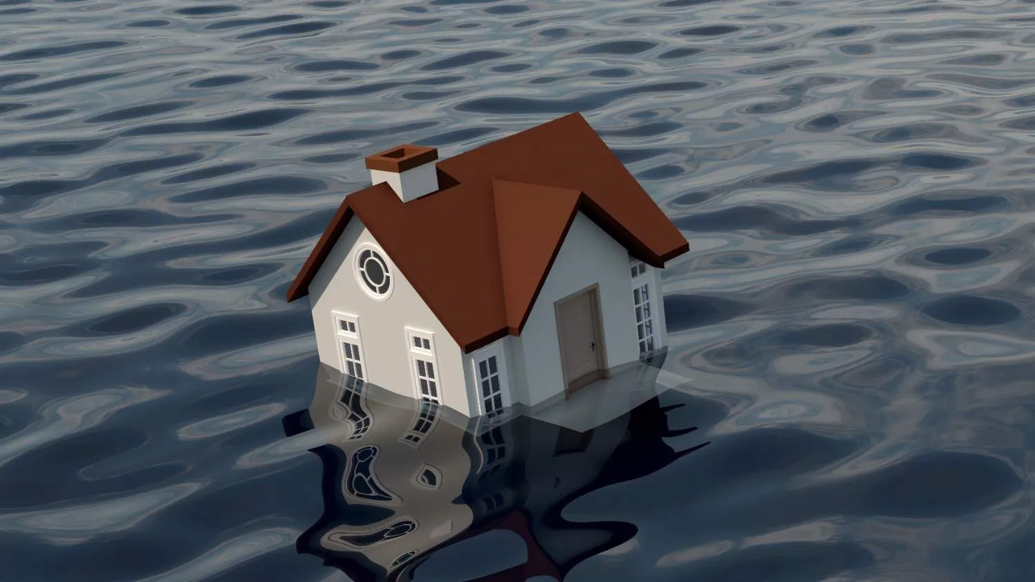 Storm and water damage at a home